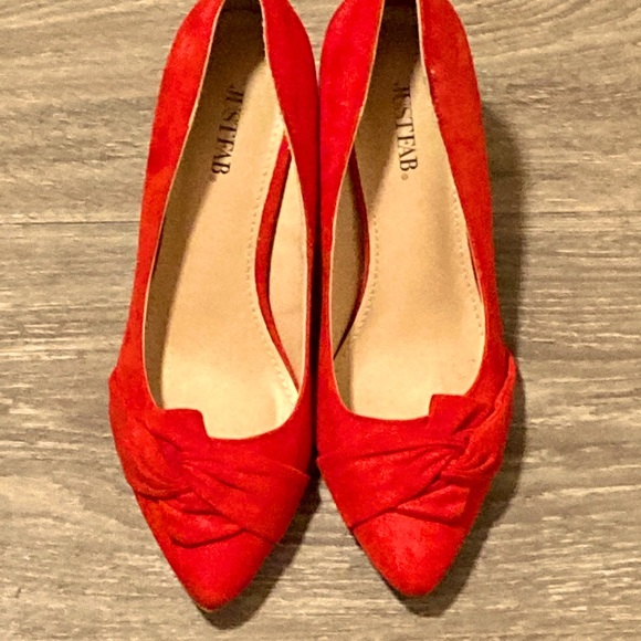 red just fab heels - Picture 2 of 2